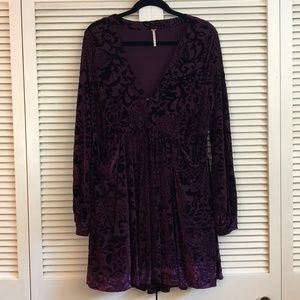 Free People Burnout Velvet Dress